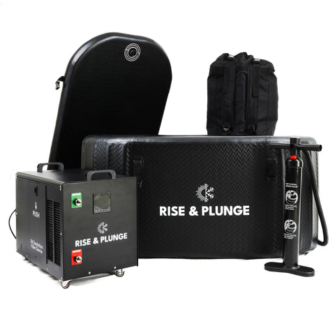 The Rise & Plunge Ice Bath with 1 HP Chiller